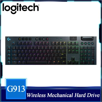 Logitech G913 LIGHTSPEED Wireless Bluetooth Механическая игровая клавиатура с RGB подсветкой Logitech Механическая клавиатура для спорта