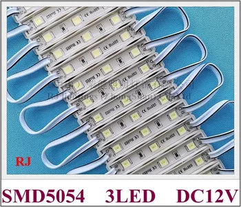 SMD 5054 светодиодный модуль для вывески канала letter светодиодный световой модуль DC12V 3 led 1.2W 130lm 64mm * 9mm * 4mm high bright