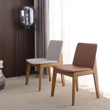 Дизайнерские обеденные стулья для гостиной, современные роскошные детские Красивые обеденные стулья, Тщеславие, коричневая мебель для дома Sillas De Comedor