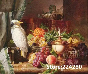 Рукоделие, вышивка, СДЕЛАЙ САМ 16-каратный 14-каратный набор для вышивания крестиком без надписей, Ресторан Parrot Fruits для вышивания крестиком домашнего декора ремесла