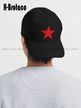 Советская Российская бейсболка с красной звездой, кепки для бега, хлопчатобумажные джинсовые шляпы, регулируемая шляпа дальнобойщика, подарок на заказ, уличный скейтборд, унисекс