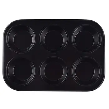 Форма для кексов Удобный многоразовый противень для выпечки из углеродистой стали, форма для пончиков, принадлежности для выпечки