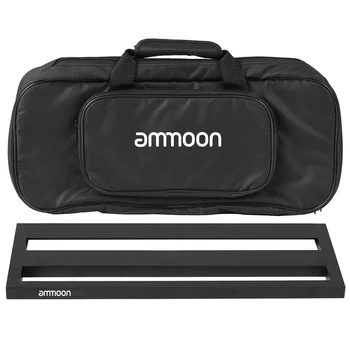 гитарная педальная доска ammoon DB-2 из алюминиевого сплава, комплект педальной доски с сумкой для переноски, ленты, ремешок для гитарных аксессуаров, запчасти